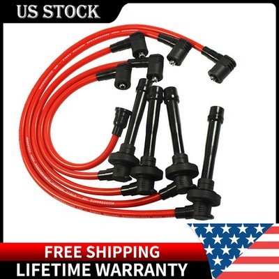 Spark Plug Wires For 92-00 HONDA CIVIC 93-97 HONDA DEL SOL 94-02 HONDA ACCORD L4