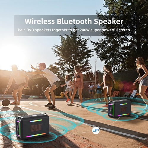 120W Bluetooth Speaker, Wireless Speakers IPX6 Waterproof Loud Bluetooth Subw... - Picture 4 of 9