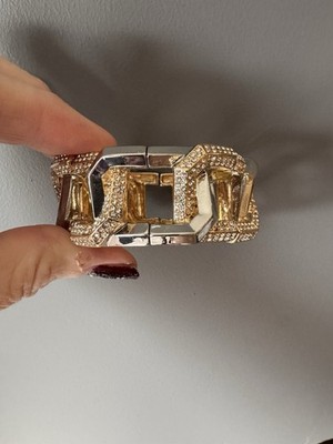 White House Black Market Gold & Silver Toned Link Bracelet