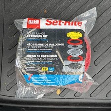 Oatey Set-Rite Toilet Flange Extension Kit, Adjustable 1/8" Or 1/2" Brand New