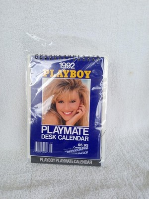 Vintage Playboy Playmate Desk Calendar - 1992 - New - Cellophane Package Opened