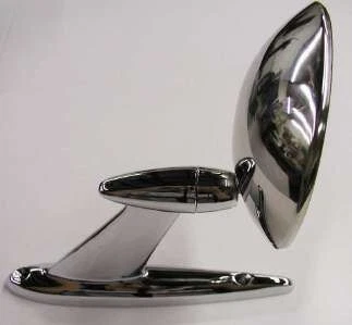 NEW Outside Rearview Mirror with Pad 1955-65 Ford Car
