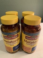 Nature Made Extra Strength Melatonin 10 mg 70 Ct 4 packs , exp 11/27