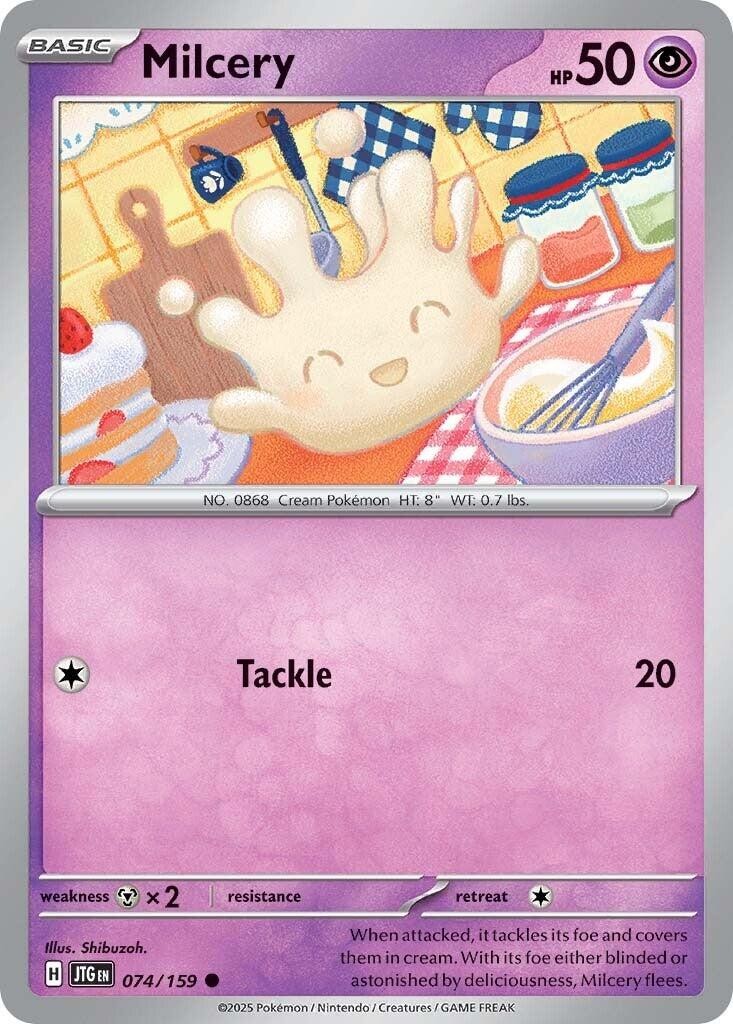 Milcery JTG 074/159 Pokémon SV09: Journey Together Common EN NM