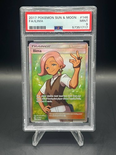 2017 Pokemon Sun & Moon Full Art Ilima PSA 9 #146