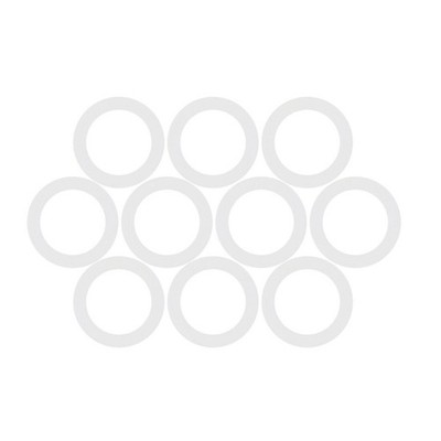 20Pcs Silicone O-Rings, 8mm OD, 5.6mm ID, 1.2mm Width, Seal Gasket White  #lk
