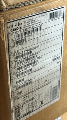 Cisco Catalyst WS-C3750X-12S-E 12-Port GbE SFP Managed Switch New Open Box