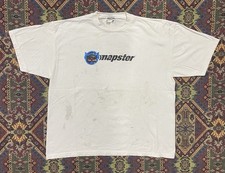 Vintage 90s Y2K Napster Music Promo T-Shirt Mens Size XL Distressed