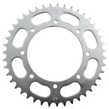 Primary Drive Rear Steel Sprocket 43 Tooth Silver For KAWASAKI KLR650 1987-2018