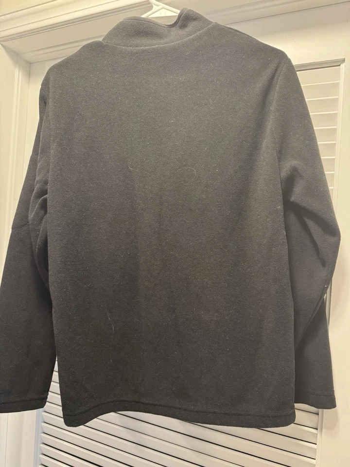 Chaqueta polar XXL Starter Boys Youth negra con cremallera de cuarto Foto 3 de 4