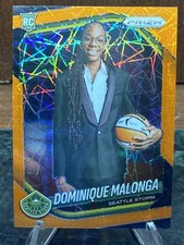 2025 Panini Prizm WNBA - Rookie Variation Dominique Malonga #144 Ice Prizm (RC)