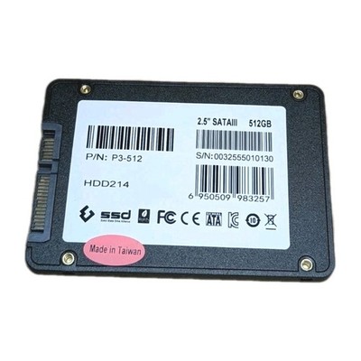 KingSpec 512GB SSD 2.5'' SATAIII, 6Gb/s, P3-512 HDD214