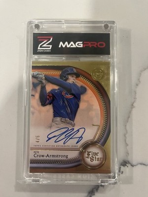2024 Topps Five Star Autographs Pete Crow-Armstrong Gold Auto /5 FSA-PC