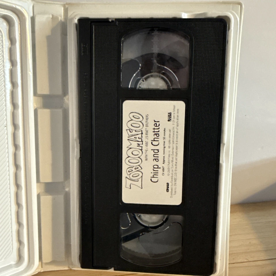 Zoboomafoo Chirp And Chatter VHS Kratt Brothers PBS KIDS RARE 2003 Tested Works Foto 4 de 4