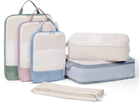 Narwey 6 Teilige Packing Cubes Koffer Organizer Set Compression Packing Cubes Ko