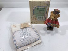 Cherished Teddies 176044 Jeffrey Striking Up Another Year Toy Solder 1996