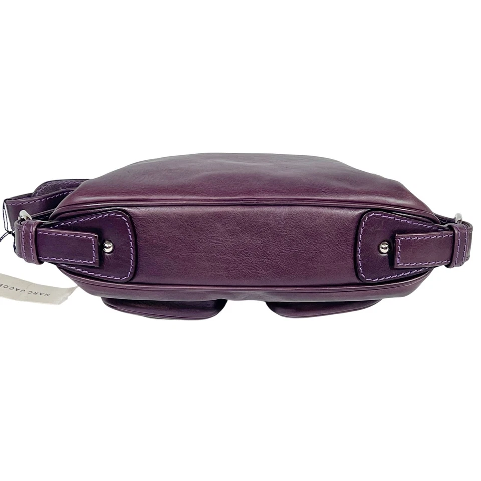 Mini Bolso de Bolsillo Vintage Marc Jacobs Blake Cuero Púrpura Cartera de Hombro Y2K Nuevo Foto 4 de 4