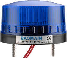 Industrial Signal Round Blue Warning Light Strobe Warning Lamp Led-3071 Industrial Signal Round Blue Warning Light Strobe Warning Lamp Led-3071