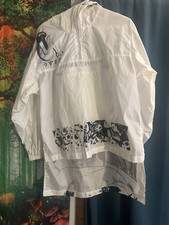 Junji Ito Uzumaki Cortavientos Unisex Pullover Negro Blanco Grande Anime JAPÓN OS