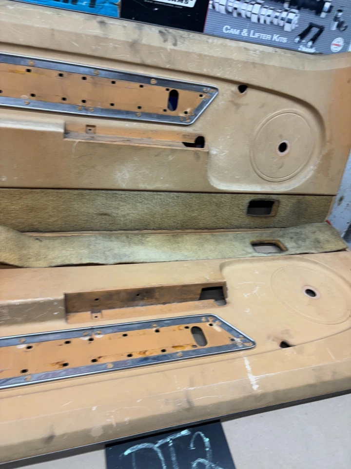 Mercury Capri RS TA 1979 panel de puerta marrón conjunto tarjetas de proyecto Mustang OEM Foto 3 de 4