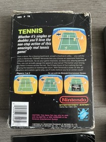 Tennis NES Game - Boxed Nintendo Tennis rare black box see photos 