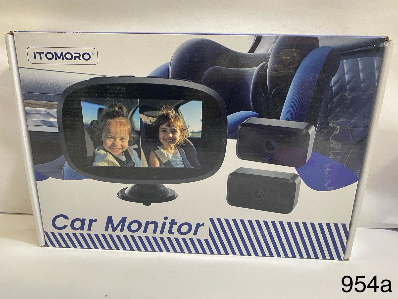 ITOMORO Dual Screen Wireless Display Car Baby Monitor (New - Open Box)