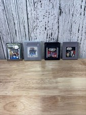 Lot of 4 Popular Nintendo Game Boy Games Harry Potter Star Wars Wings Of Fury