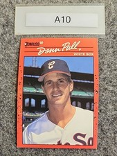 Vintage MLB Donruss Baseball Card White Sox Donn Pall Card 1989