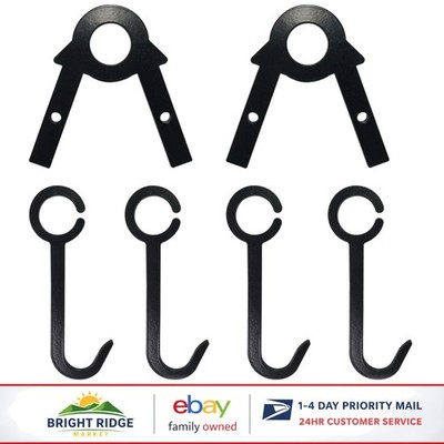 Complete Target Stand Kit with Steel Brackets and Hooks for Shooting Enthusiasts