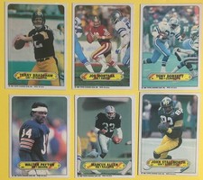1983 Topps Football Sticker Lot  Payton Montana Etc
