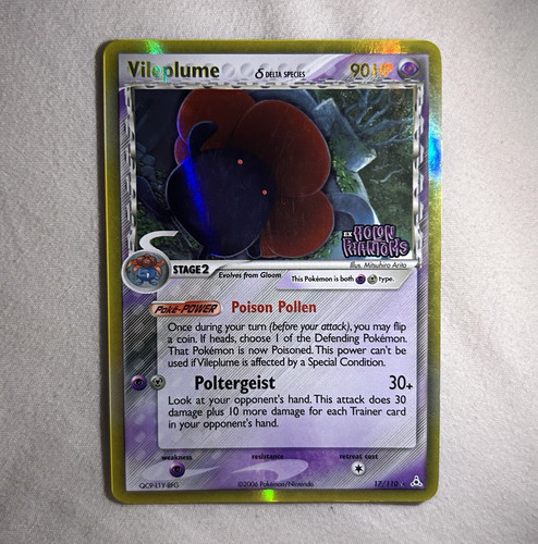 The Pokemon Company Pokemon TCG Vileplume 17/110 Holon Phantoms Holo Stamped