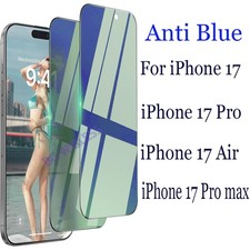 For iPhone 17/17Air/17 Pro Max Anti Blue Light Tempered Glass Screen Protector
