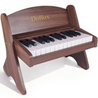 25-Key Wooden Digital Piano Keyboard for Kids, Mini Musical Toy for Ages 3-7, Pe