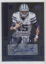 2015 Panini Contenders Draft Picks College Ticket Blue Foil Jake Waters Auto 1k5