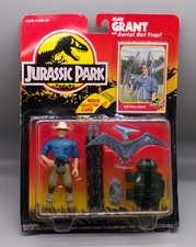 1993 Kenner JURASSIC PARK Alan Grant SEALED action figure MOC Series 1 Net Trap