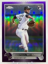 Anderson Severino - 2022 Topps Chrome Update Series #USC22 Purple Refractor (RC)