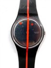 Swatch Artist Watch 360º ROSSO SUR BLACKOUT GZ119 New 1992 with Case and Papers