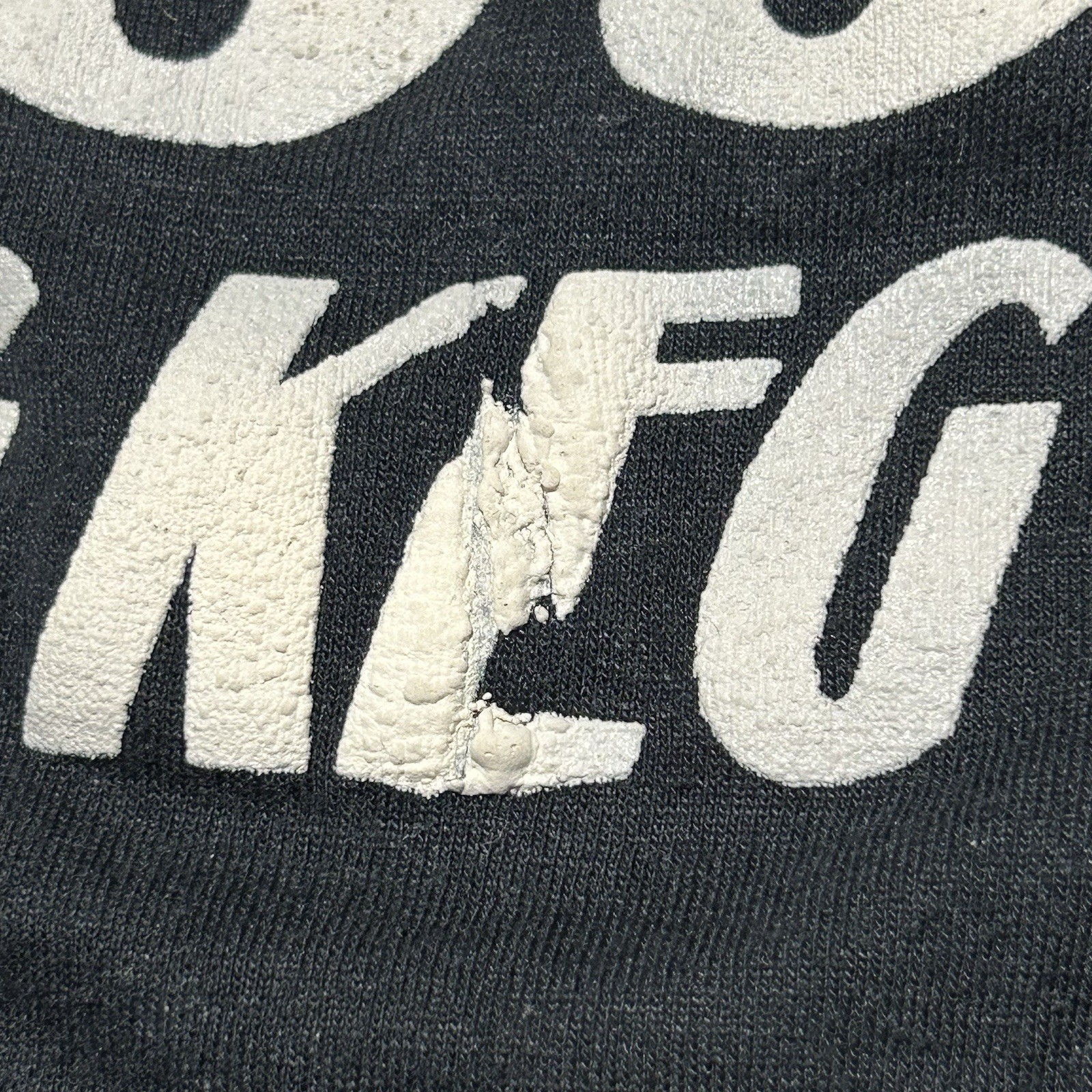 VTG Blackhawks Motorcycle MC Club Shirt Sz L Spring Break Keg Party Biker 1991