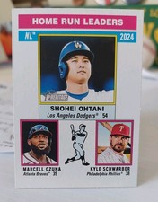 2025 Topps Heritage - League Leaders Shohei Ohtani,  Schwarber, Ozuna #193