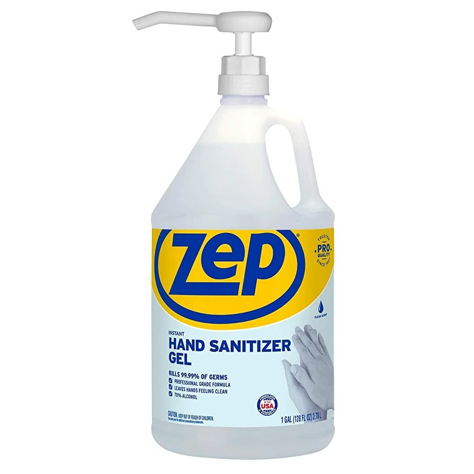 Zep Instant Hand Sanitizer Gel - 1 Gallon (Case of 4) ZUIHSG128P - Image 2 of 4