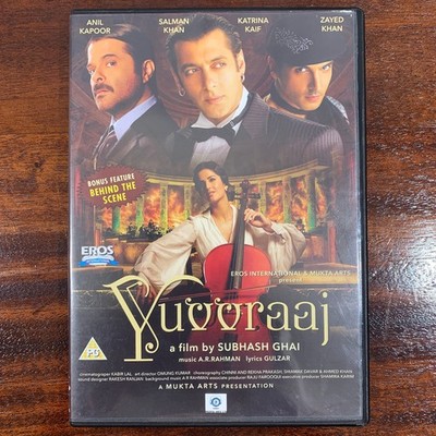 Yuvvraaj DVD Salman Khan, Katrina Kaif, Zayed Khan, Anil Kapoor, Bollywood