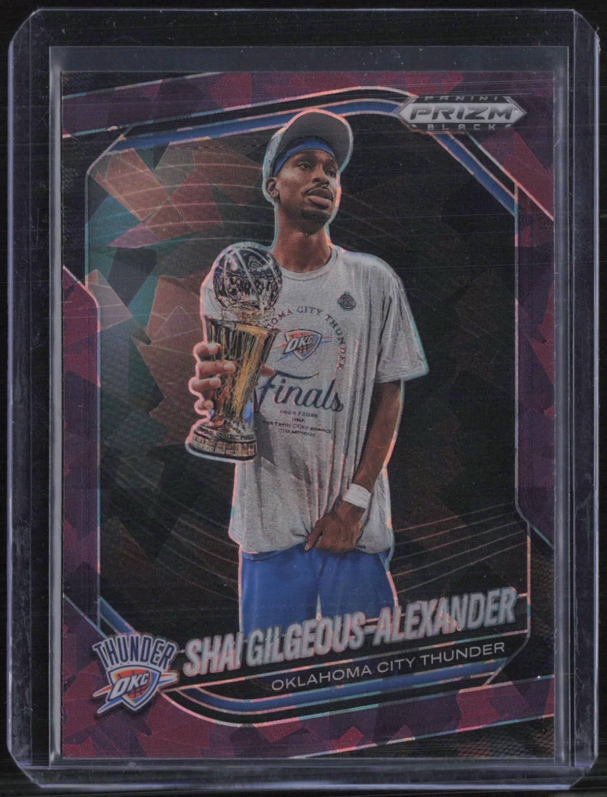 2024 Panini Prizm Black Purple Ice #164 Shai Gilgeous-Alexander 68/149