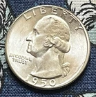 1950-D BU Washington Quarter 90% Silver