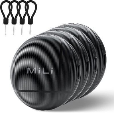 MiLi MiTag Bluetooth Tracker for Android, Smart Air Tracking BLK, 4PCS 