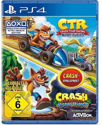Crash Spielepaket: N Sane Trilogy + CTR Nitro-Fueled + ... PS4