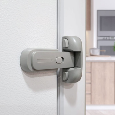 Baby Safety Freezer Door Latches to Keep Closed, Also for Fridge Lock for Kids,