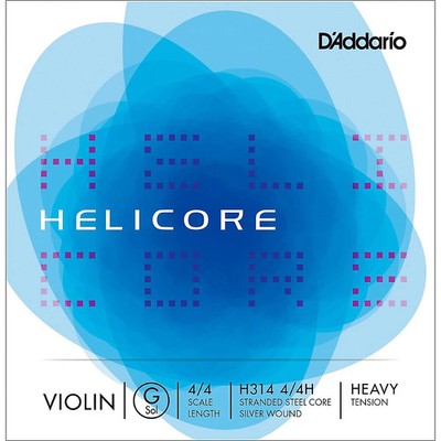 D'Addario Helicore Violin Single G String 4/4 Size Heavy