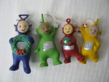 Vintage Original TELETUBBIES PVC Doll Figurines Set Of 4 1999 Ragdoll Hasbro 2.5