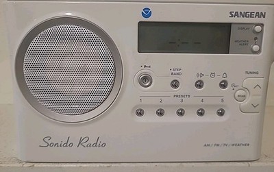 RARE Vintage SANGEAN Sonido Radio Portable Digital Receiver PR-D4VW Works Great!