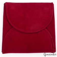 Velvet Necklace Presentation Travel Folder Jewelry Organizer Display StorageCase